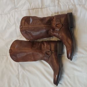 Frye Wyatt tall harness boots